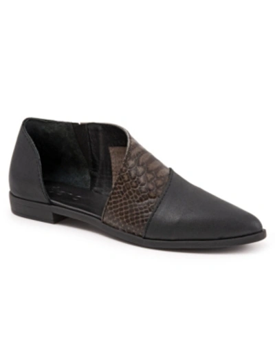 Shop Bueno Women's Blake Casual Slip-on Flats Women's Shoes In Charcoal