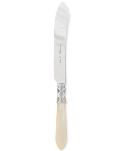 Shop Vietri Aladdin Brilliant Cake Knife In Ivory