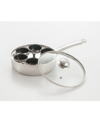 Shop Cook Pro Cookpro 6 Cup Egg Stainless Steel Egg Poacher With Non-stick Egg Cups In Chrome