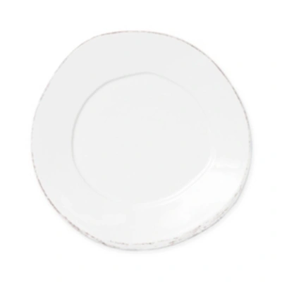 Shop Vietri Lastra Collection Salad Plate In Linen