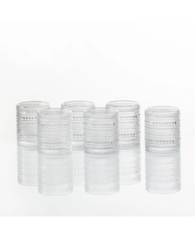 Shop Fortessa Jupiter Double Old Fashioned Glasses, Set Of 6 In Clear