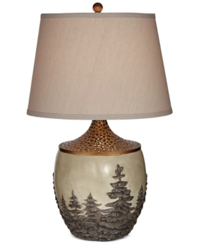 Shop Kathy Ireland Pacific Coast Great Forest Table Lamp In Light Brow