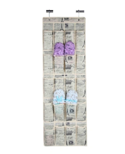 Shop Home Basics Paris Collection Over The Door 20 Pocket Shoe Organizer