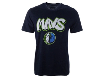 Shop 47 Brand Dallas Mavericks Men's City Pregame Super Rival T-shirt In Navy