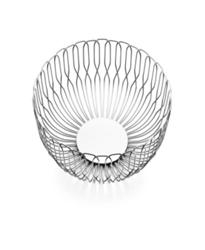 Shop Georg Jensen Alfredo Bread Basket, Large In Stainless