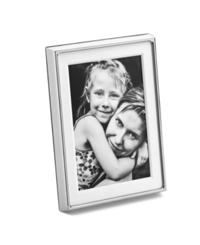 Shop Georg Jensen Deco Picture Frame, 5" X 7" In Stainless