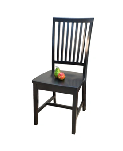 Shop Carolina Classics Thomas Dining Chair In Ant Black