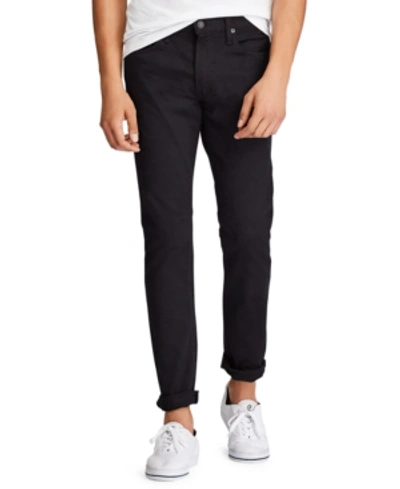 Shop Polo Ralph Lauren Men's Sullivan Slim Stretch Jeans In Black