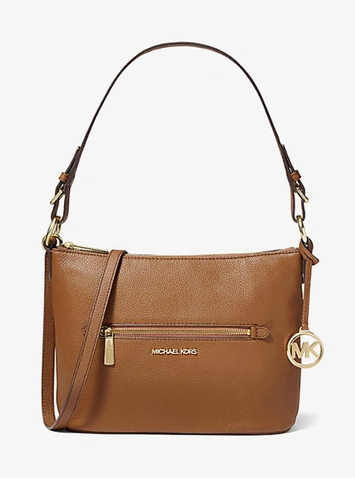 Michael Kors Lupita Medium Pebbled Leather Convertible Shoulder