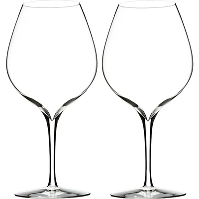 Shop Waterford Elegance Merlot Wine Glasses Set Of Two