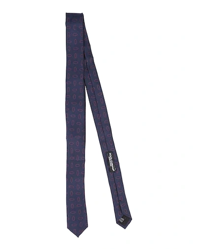 Shop Dolce & Gabbana Tie In Dark Blue