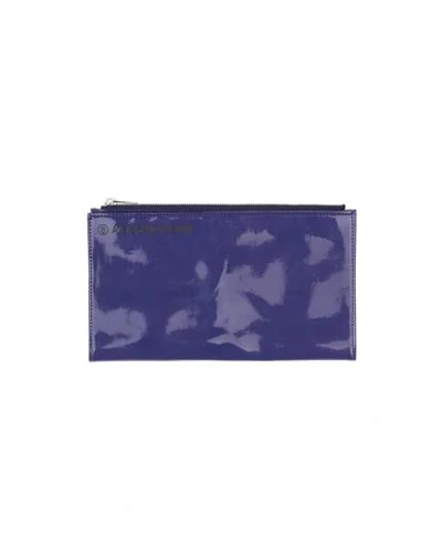 Shop Mm6 Maison Margiela Wallets In Purple