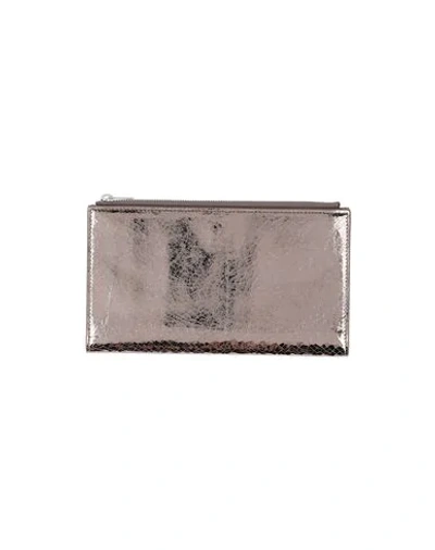 Shop Mm6 Maison Margiela Wallets In Platinum