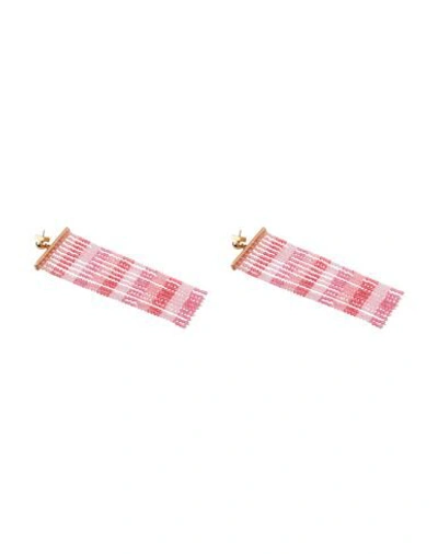 Shop Jacquemus Earrings In Pink