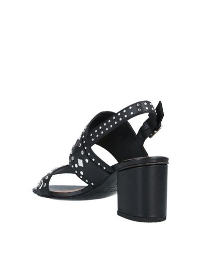 Shop Twinset Woman Sandals Black Size 5 Soft Leather