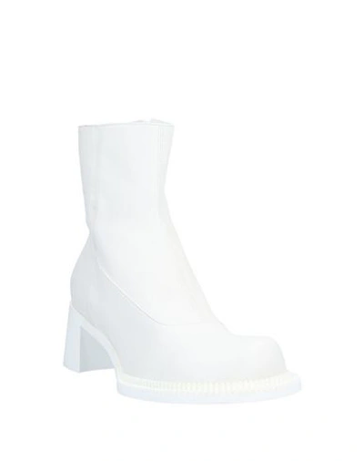 Shop Maison Margiela Ankle Boot In White
