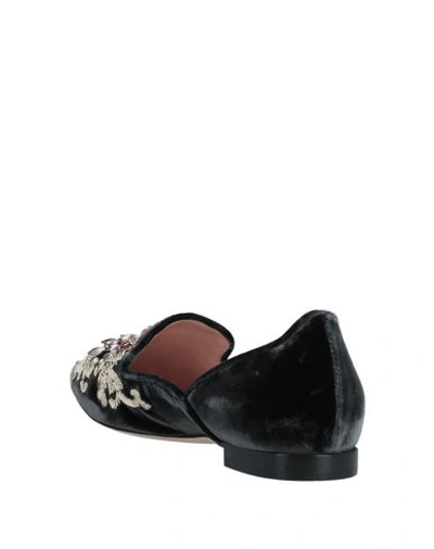 Shop Alberta Ferretti Ballet Flats In Black