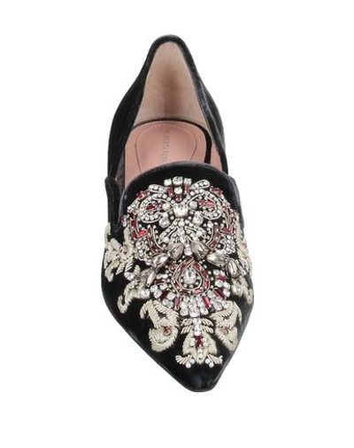 Shop Alberta Ferretti Ballet Flats In Black