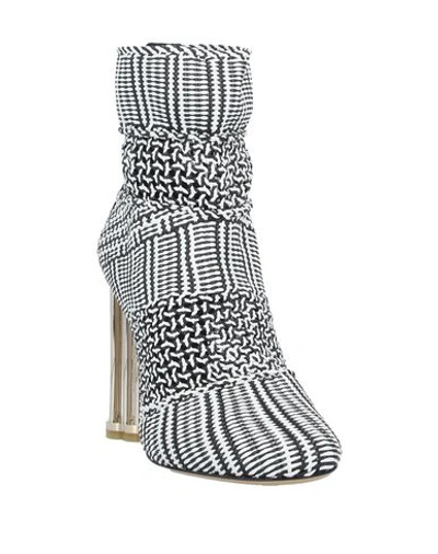 Ferragamo Ankle Boots In White
