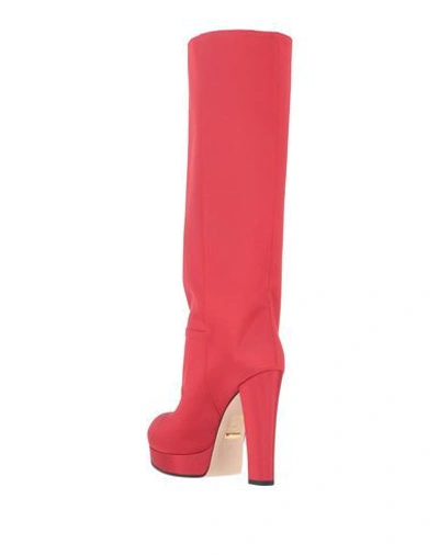 Shop Gucci Boots In Red