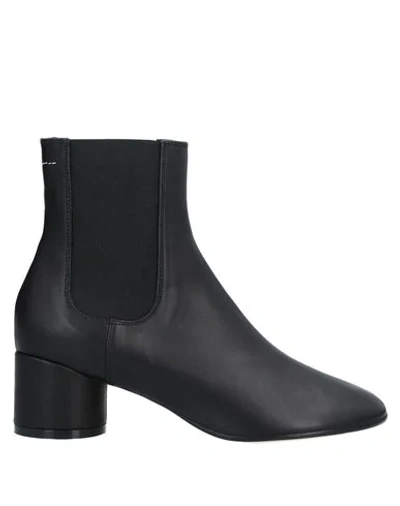 Mm6 Maison Margiela Ankle Boot In Black