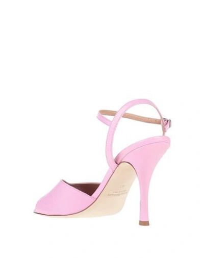 Shop Erika Cavallini Sandals In Pink
