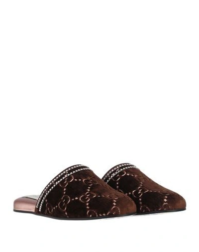 Shop Gucci Mules And Clogs In Dark Brown