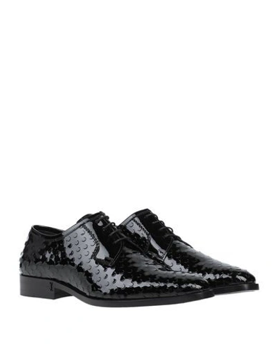 Shop Saint Laurent Laced Shoes In Black