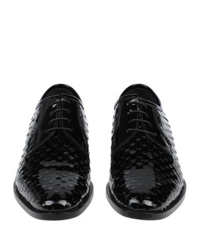Shop Saint Laurent Laced Shoes In Black