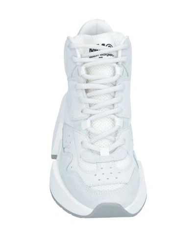 Shop Mm6 Maison Margiela Sneakers In White