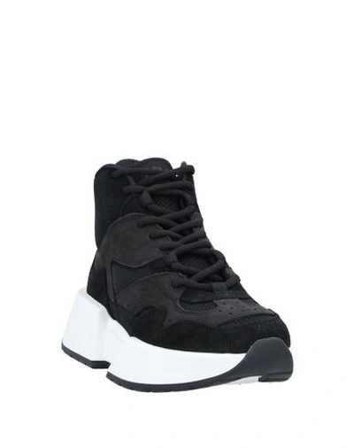 Shop Mm6 Maison Margiela Sneakers In Black