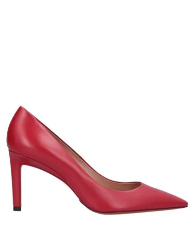 Shop Santoni Pumps In Red