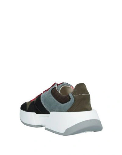 Shop Mm6 Maison Margiela Sneakers In Military Green