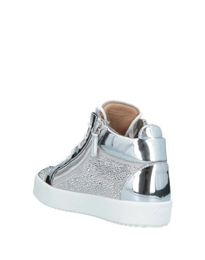 Shop Giuseppe Zanotti Sneakers In Dove Grey