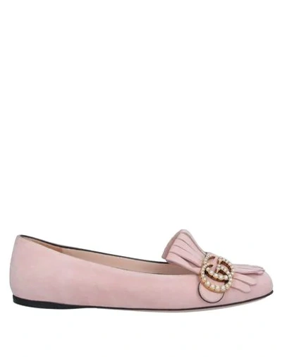 Shop Gucci Ballet Flats In Pink