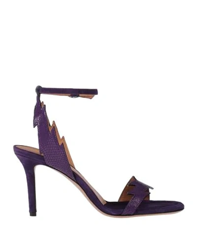 Shop Isabel Marant Sandals In Purple