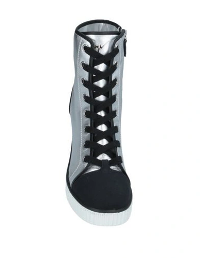 Giuseppe Zanotti Ankle Boots In Silver