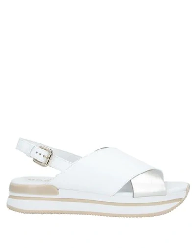 Hogan Sandals In White
