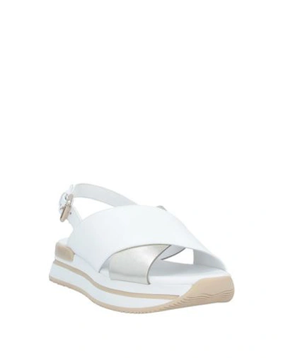 Hogan Sandals In White