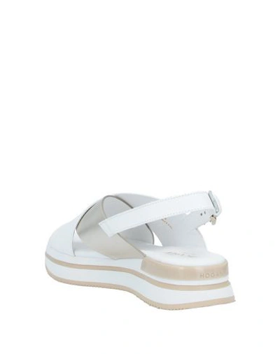 Hogan Sandals In White