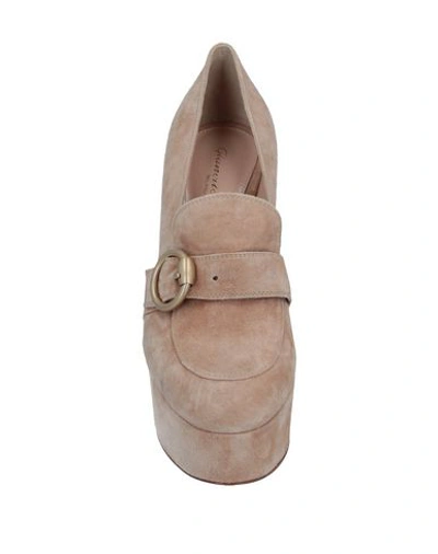 Shop Gianvito Rossi Loafers In Beige
