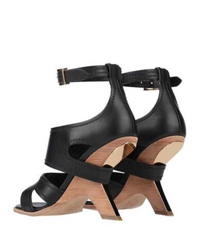 Shop Alexander Mcqueen Woman Mules & Clogs Black Size 8 Soft Leather