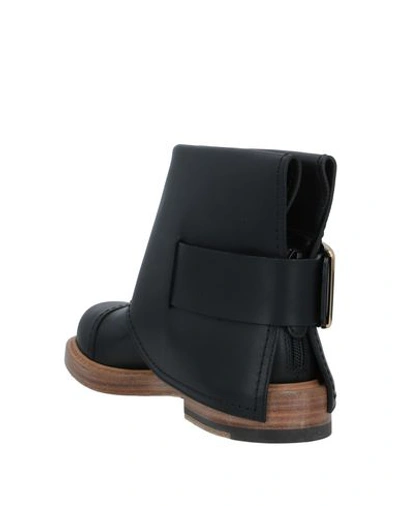 Shop Alexander Mcqueen Woman Ankle Boots Black Size 7 Soft Leather