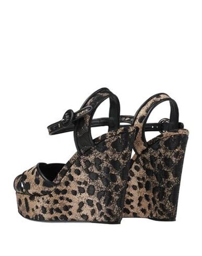 Dolce & Gabbana Sandals In Sand