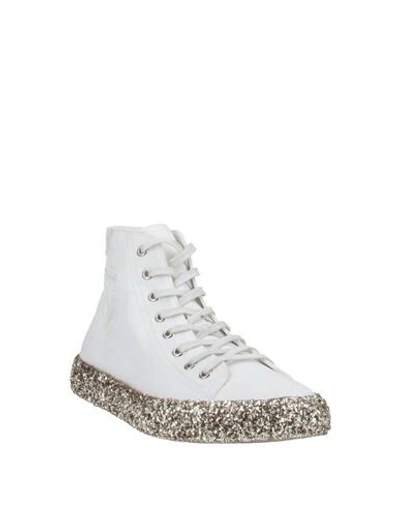 Shop Saint Laurent Sneakers In Ivory