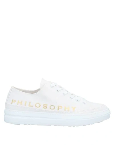 Shop Philosophy Di Lorenzo Serafini Woman Sneakers White Size 7 Textile Fibers