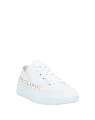 Shop Philosophy Di Lorenzo Serafini Woman Sneakers White Size 7 Textile Fibers
