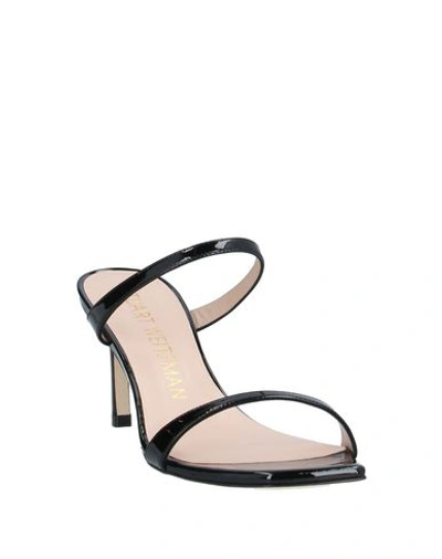 Shop Stuart Weitzman Sandals In Black