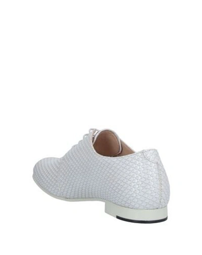 Shop Fratelli Rossetti Lace-up Shoes In Light Grey