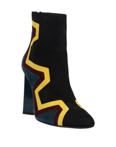 Pierre Hardy Ankle Boots In Deep Jade